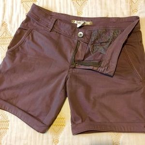 Hei Hei comfy cotton shorts with floral lining